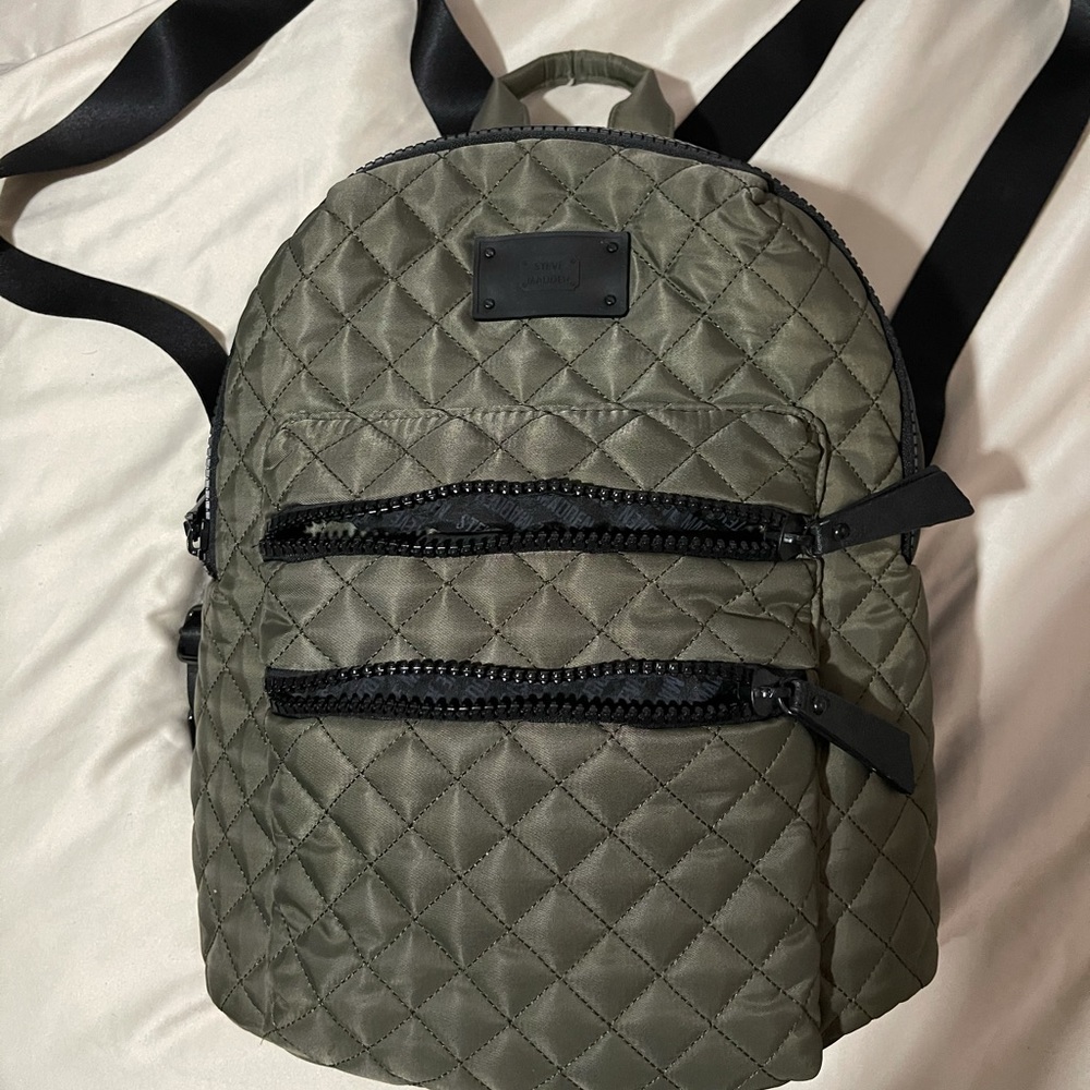 Steve Madden quilted backpack